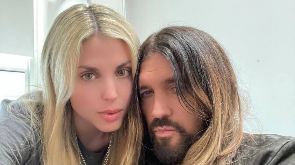 Billy Ray Cyrus y Firerose, su ex. Foto: Instagram.