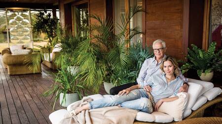 Eduardo Constantini y Elina Fernández