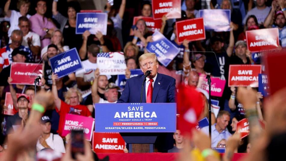 Donald Trump, acto de campaña, Reuters
