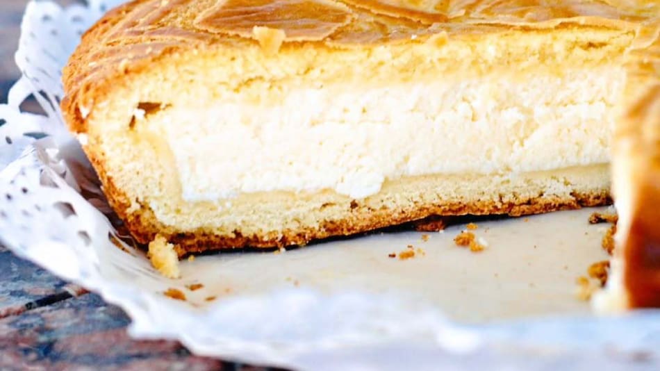 Torta de ricota de El Fortín. Foto INSTAGRAM @pizzeriaelfortin