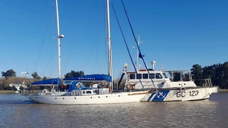 Velero "QuoVadis". Foto: NA.