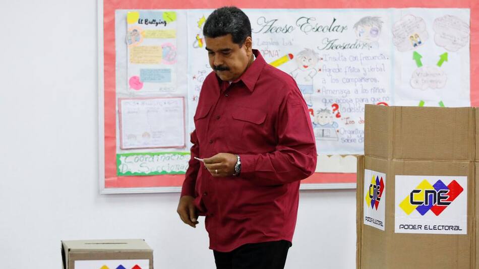 Voto de Nicolás Maduro - Elecciones en Venezuela (Reuters)