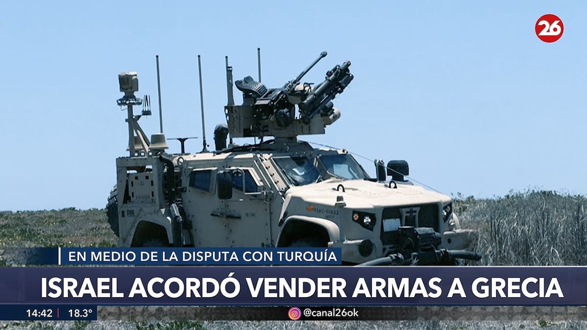 Crece la tensión: Israel acordó vender armas a Grecia en medio de la disputa con Turquía
