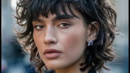 Corte de pelo Shaggy corto.