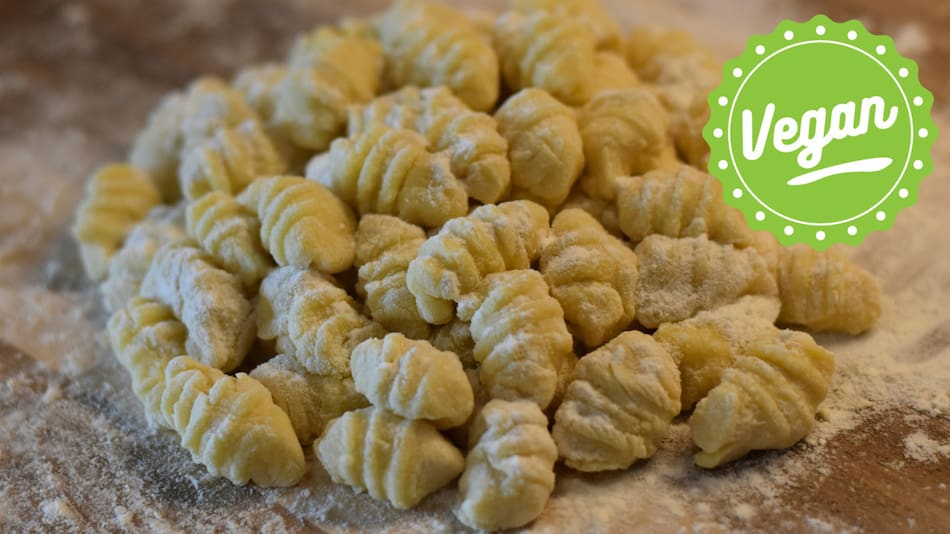 La receta definitiva para lograr unos ricos ñoquis veganos y sin gluten. Foto: Pexels.