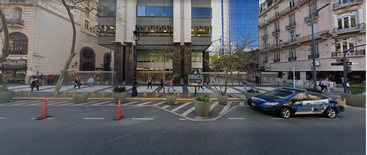 Embajada de Israel en Argentina. Foto: Google Maps.