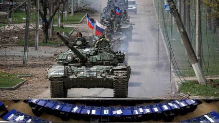 Despliegue de tropas rusas. Foto: Reuters.