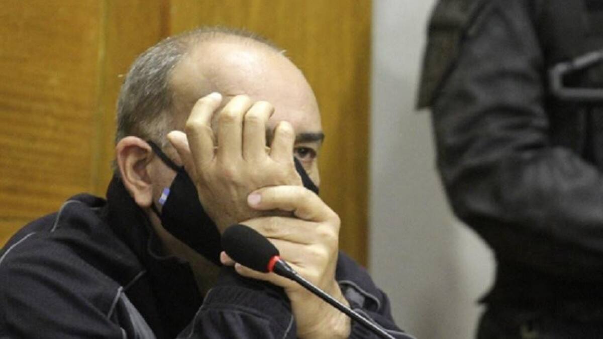 Ángel Cabrera en el juicio en su contra