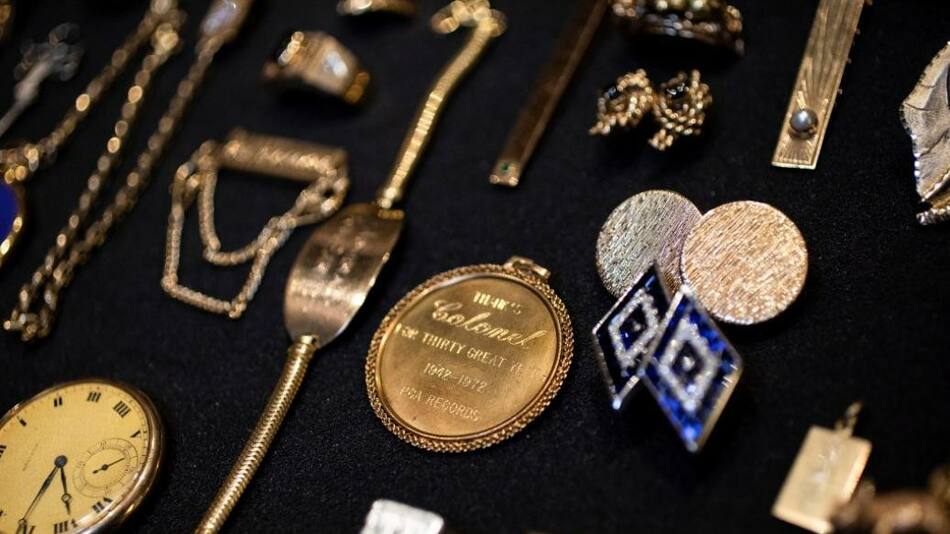 Subastan las joyas de Elvis. Foto: NA.