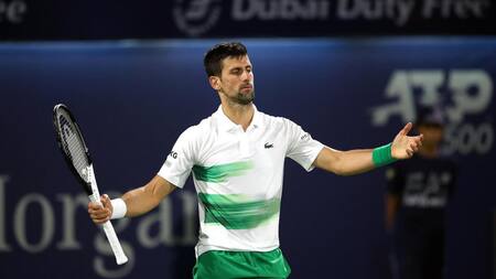 Novak Djokovic en el ATP de Dubai, AGENCIA EFE