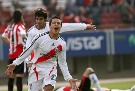 Alexis Sánchez en River. Foto: Archivo.