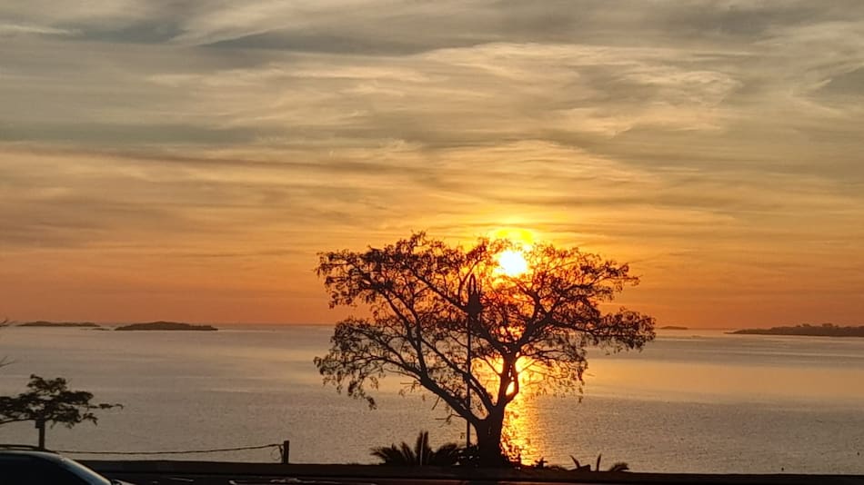 Colonia del Sacramento y sus paisajes del Río de La Plata.