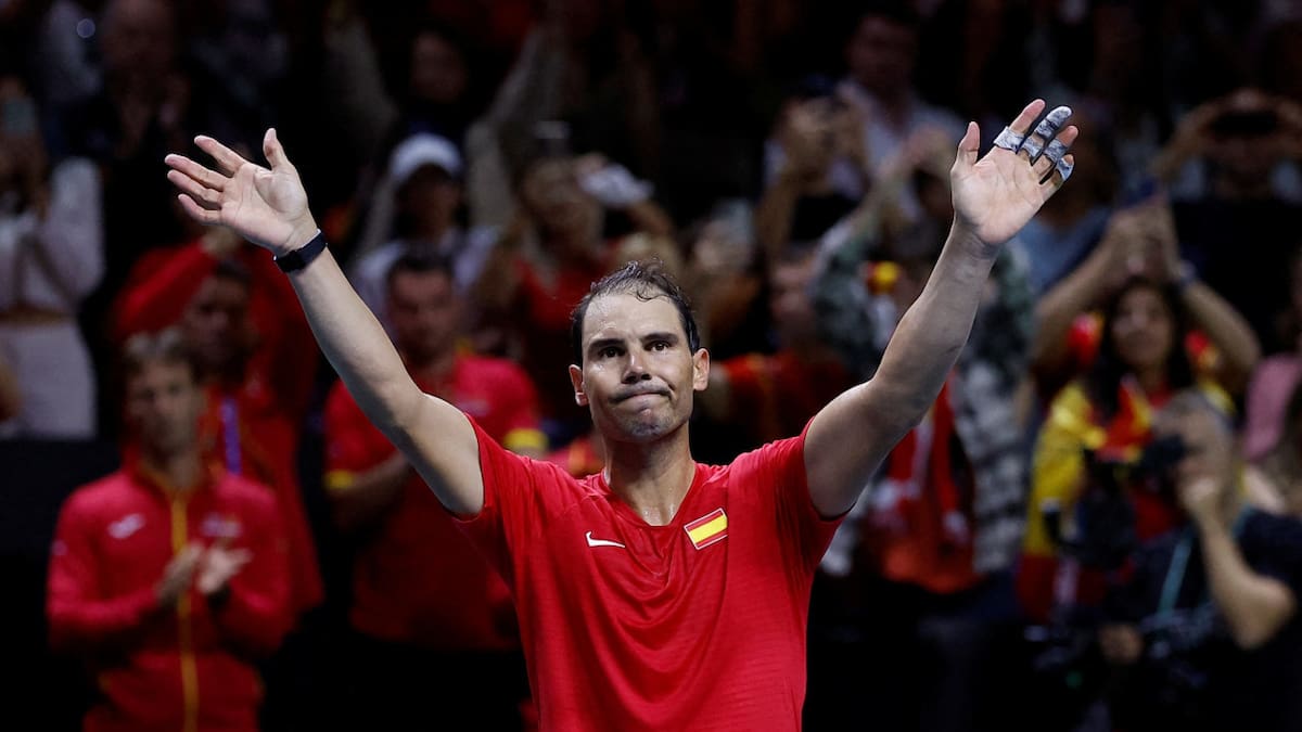 Rafael Nadal en la Copa Davis. Foto: REUTERS.