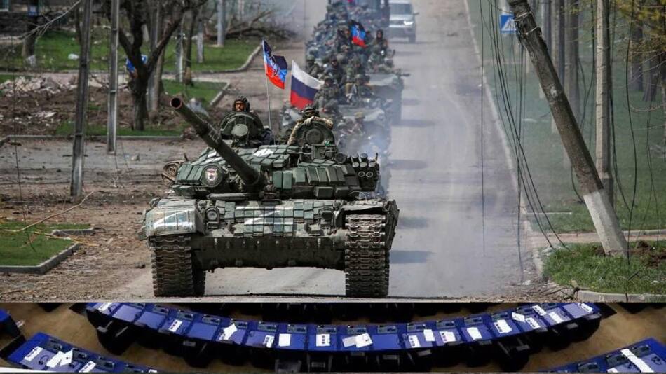 Despliegue de tropas rusas. Foto: Reuters.