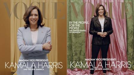 Kamala Harris en la tapa de Vogue