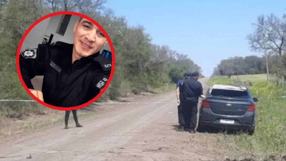 El auto de la víctima fue hallado incendiado. Foto: NA.