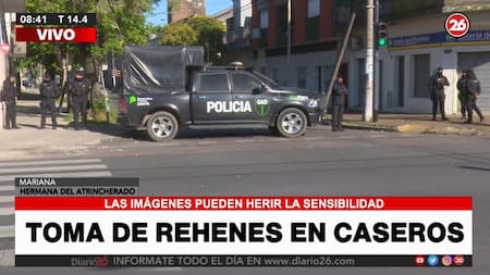 Toma de rehenes en Caseros, CANAL 26