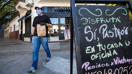 Coronavirus en Argentina, delivery