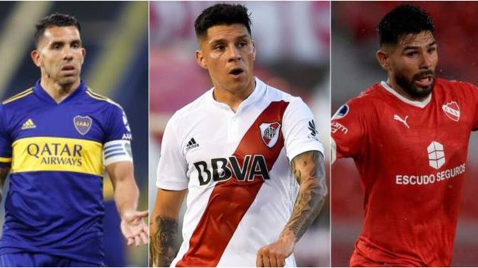 Boca, River e Independiente, Fútbol argentino.