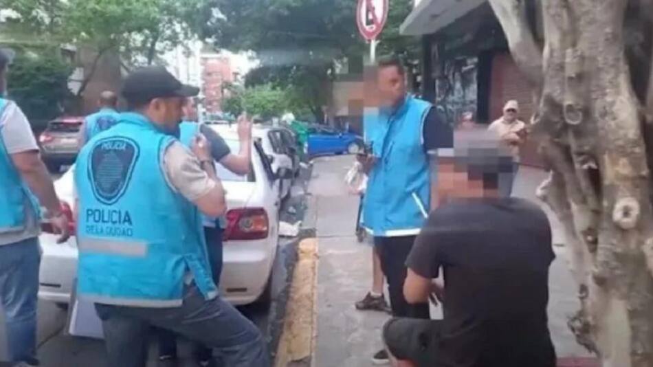 Operativo policial en las inmediaciones del estadio de River. Foto: NA