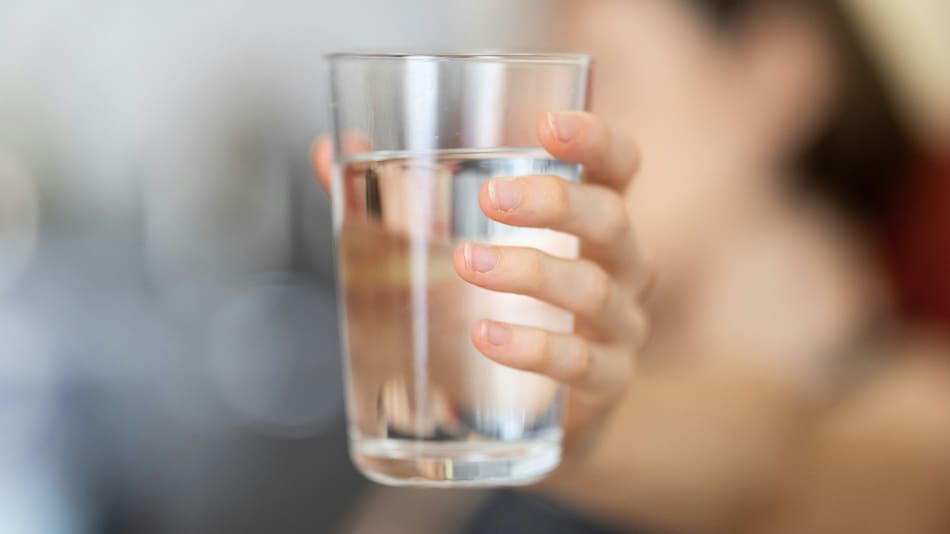 Vaso de agua. Foto: Unsplash.