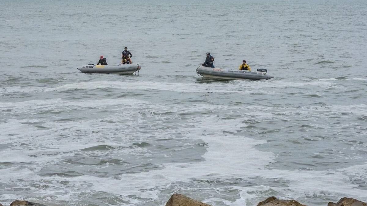 Tragedia en la playa Cabo Corrientes de Mar del Plata.