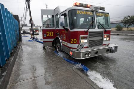 Tormenta tropical Alberto en México. Foto: EFE.
