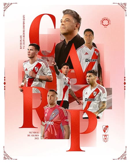 River Plate contará con Franco Mastantuono para el Mundial de Clubes. Foto: X @RiverPlate.