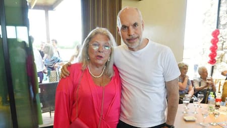 Elisa Carrió y Horacio Rodríguez Larreta, NA