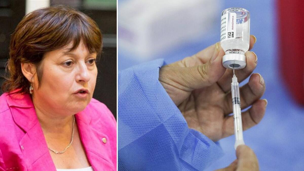 Graciela Ocaña, vacunación contra coronavirus, Foto NA