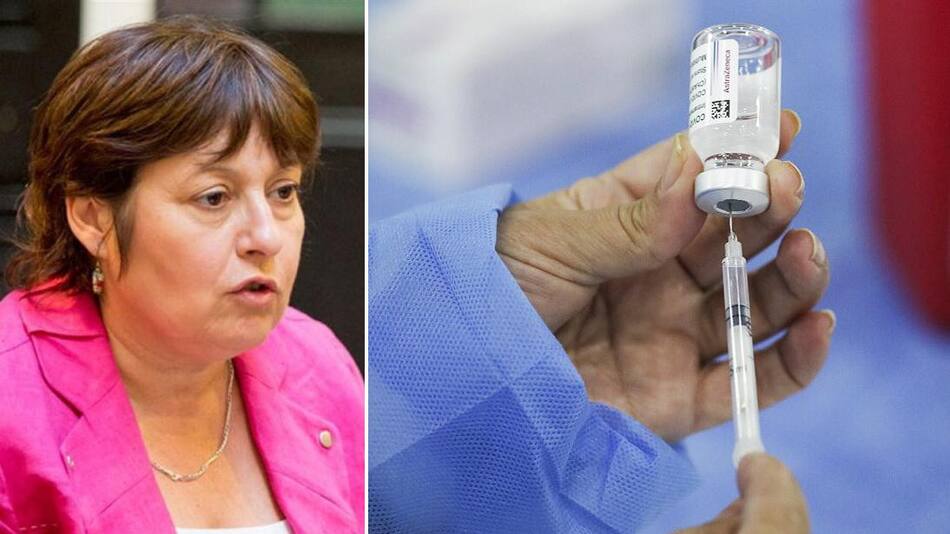 Graciela Ocaña, vacunación contra coronavirus, Foto NA