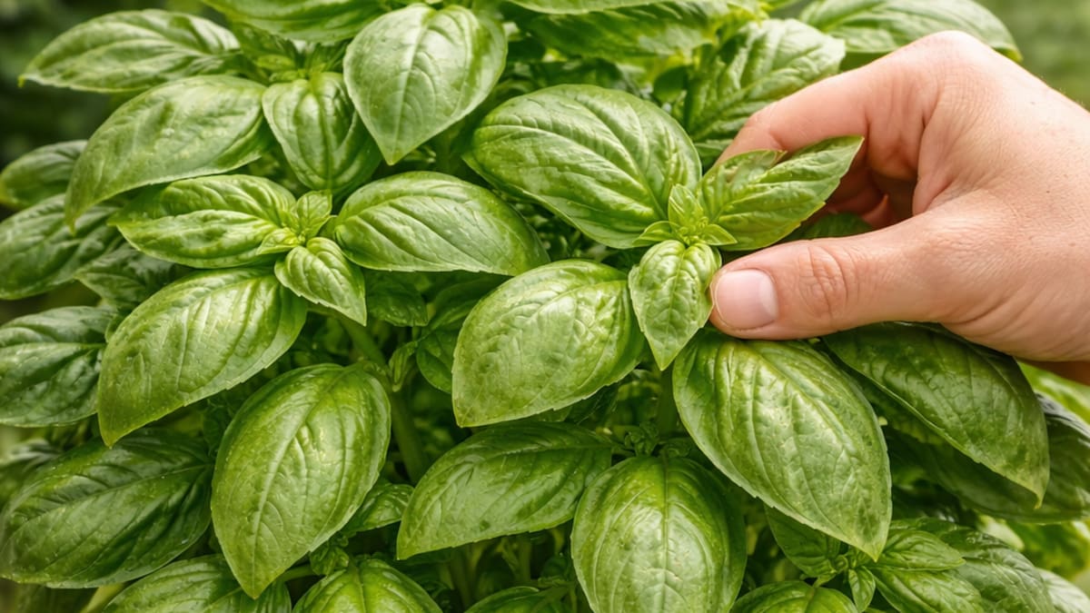 Cómo tener una albahaca soñada.