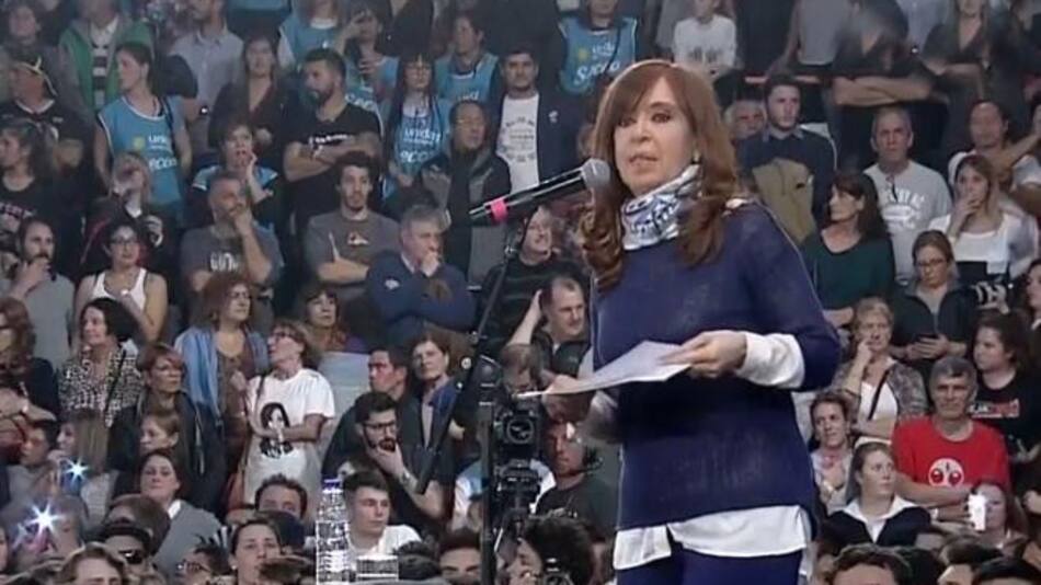 Acto de Cristina Kirchner