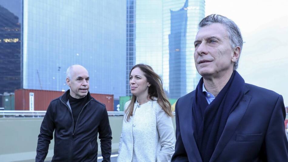 Larreta, Vidal, Macri, Gobierno, NA