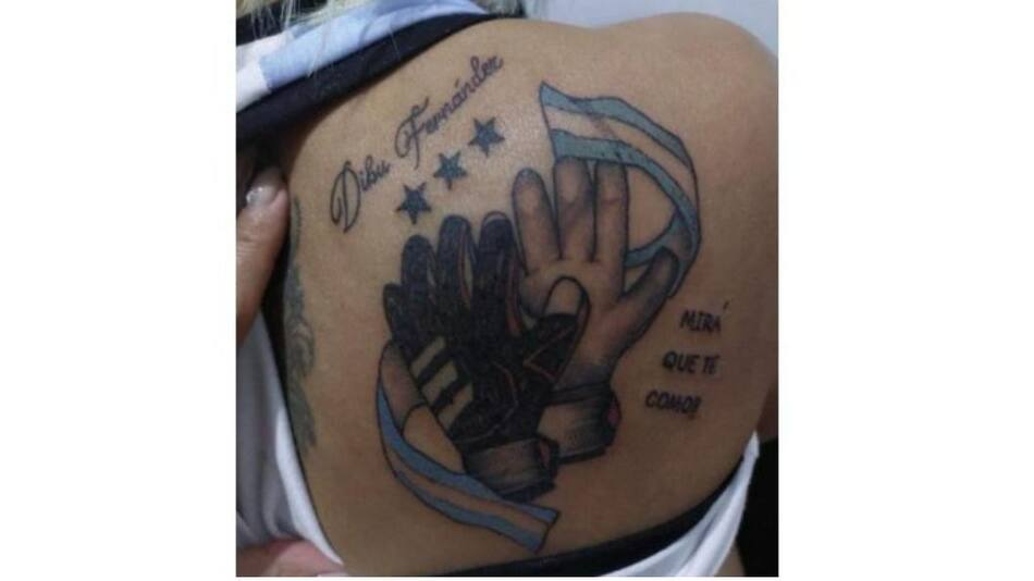 Tatuaje viral. Foto: NA.