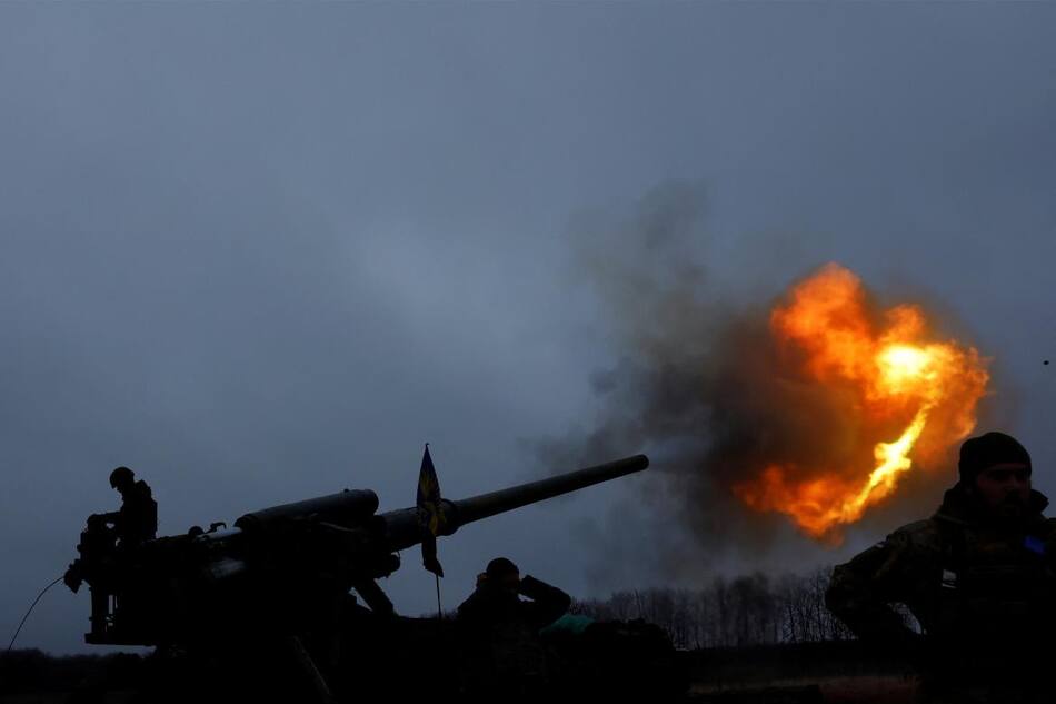 Tanque ucraniano en el frente de batalla_Reuters