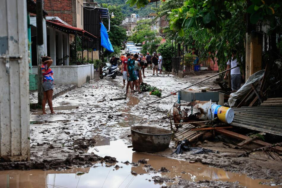 El huracán Lidia se intensifica a categoría 4. Foto EFE.