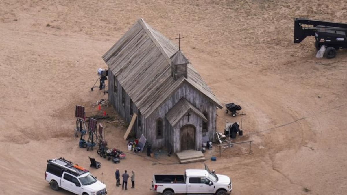 Filmación de la pelicula Rust, donde Alec Baldwin protagonizó accidente