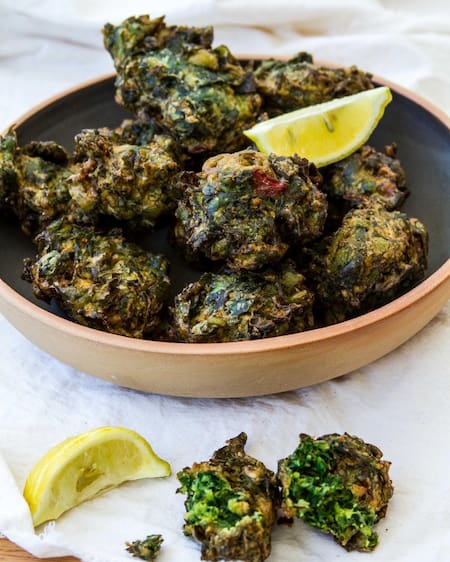 Buñuelos de verdura. Foto: Instagram @valerlich