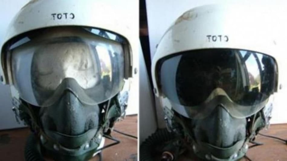 Casco de ex combatiente de Malvinas subastado en Inglaterra