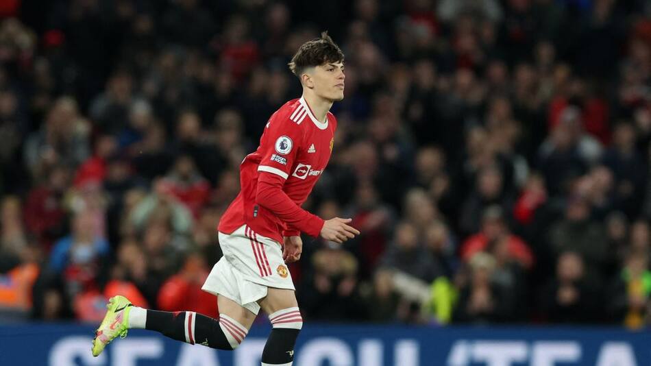 Debut en el Manchester United de Alejandro Garnacho. Foto: REUTERS.