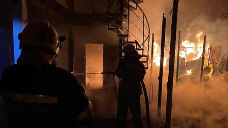 Guerra entre Rusia y Ucrania, incendio, ataque, Reuters