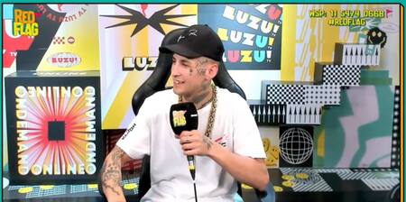 L-Gante en una entrevista tras salir de la cárcel. Foto: Captura de video.