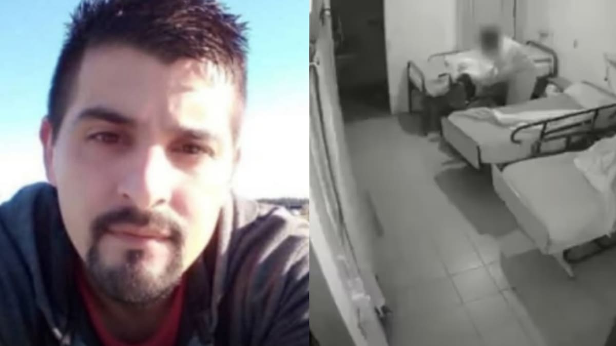 Nicolás Gastón Cichero, el enfermero que fue descubierto maltratando a dos ancianas en un geriátrico en Mar del Plata.