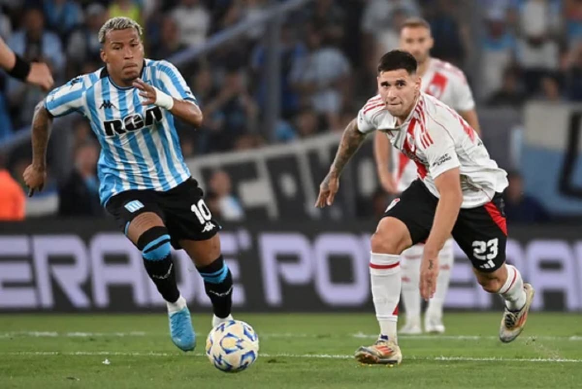 River vs. Racing. Foto: NA.