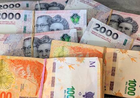 Dinero argentino. Foto: @infoviajera.com
