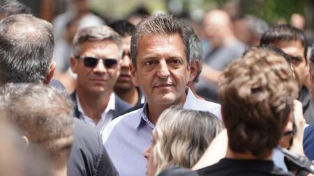 Balotaje 2023, Votó Sergio Massa. Foto: Télam