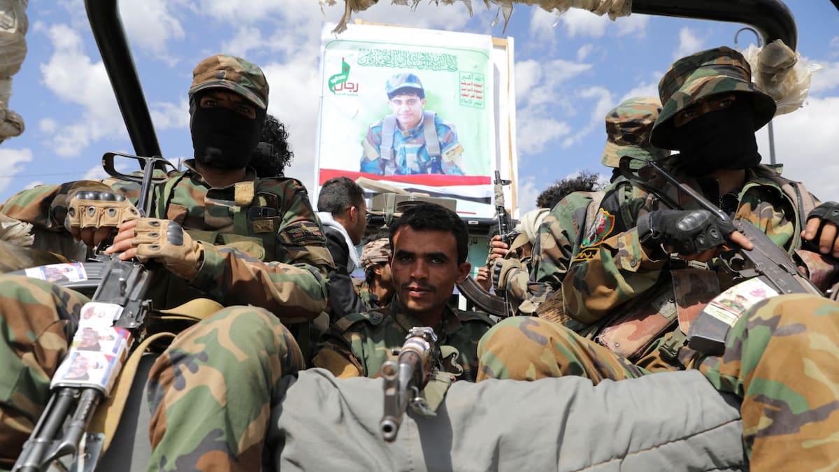 Los hutíes, un grupo fuertemente armado. Foto: Reuters