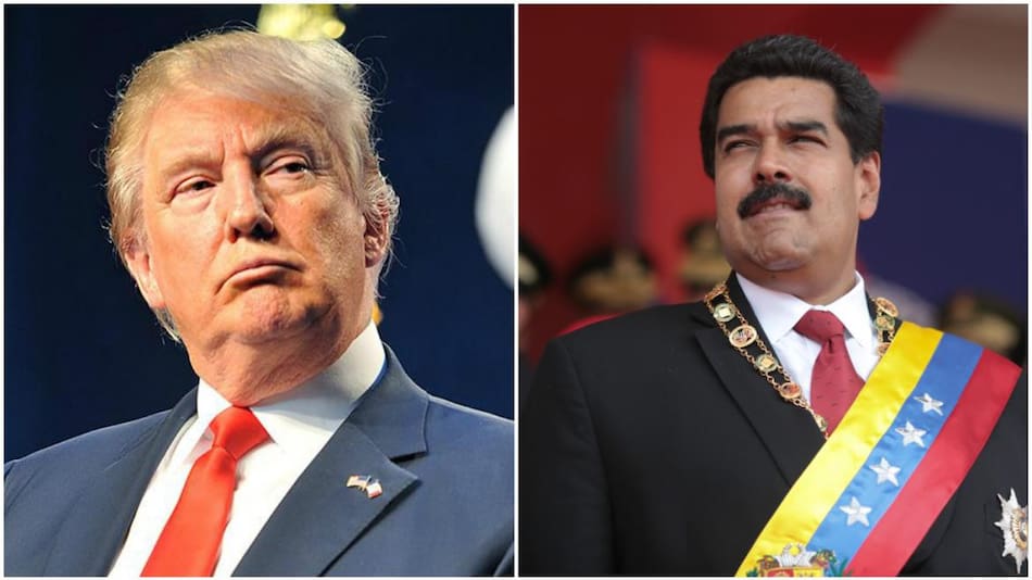 Donald Trump y Nicolás Maduro.