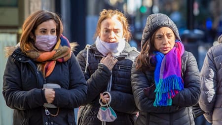 Frío polar en el AMBA. Foto: NA